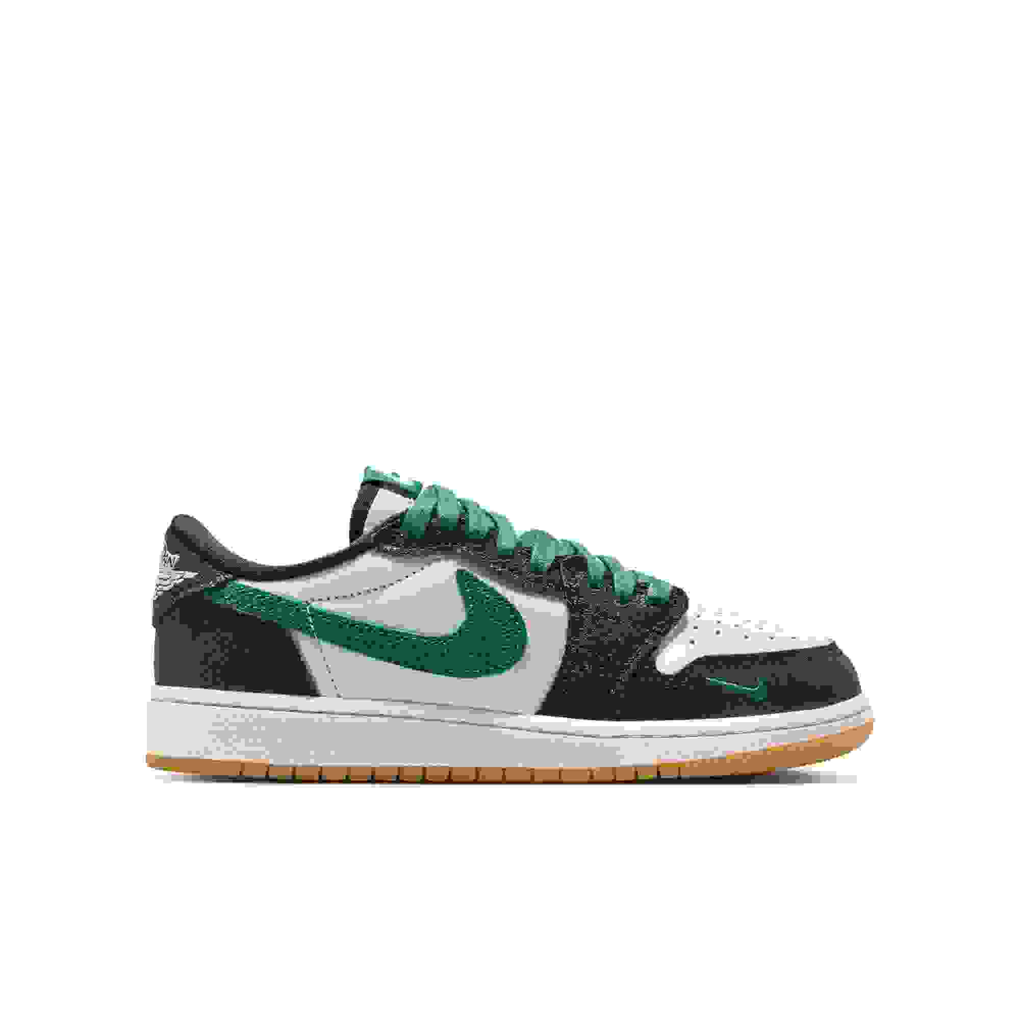 Jordan 1 Retro Low OG Grade School Kids' "Pine Green" Shoe